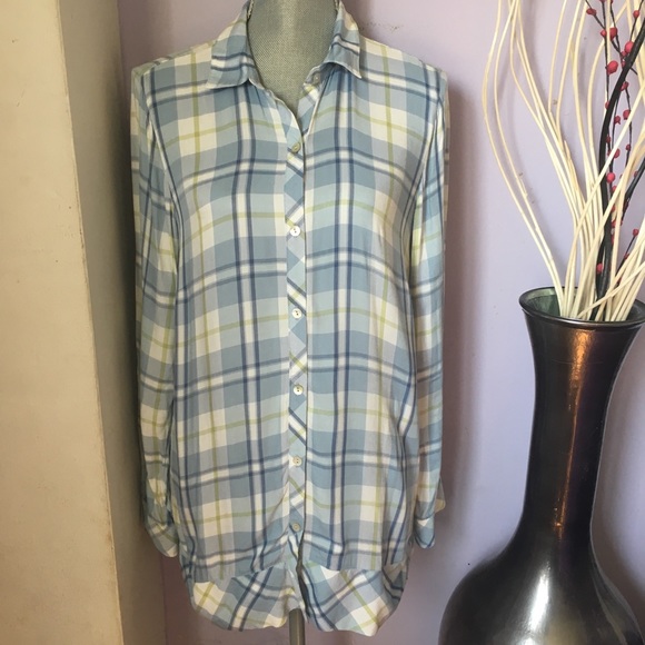 J Jill Plaid Multi-Yarn Dyed Tunic - Picture 2 of 6